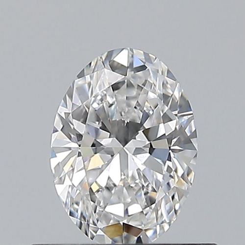 0.5 carat D-VVS2 Natūralus Oval Deimantas (1)
