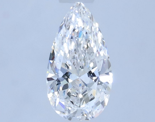 0.4 carat F-VVS1 Natūralus Pear Deimantas (1)