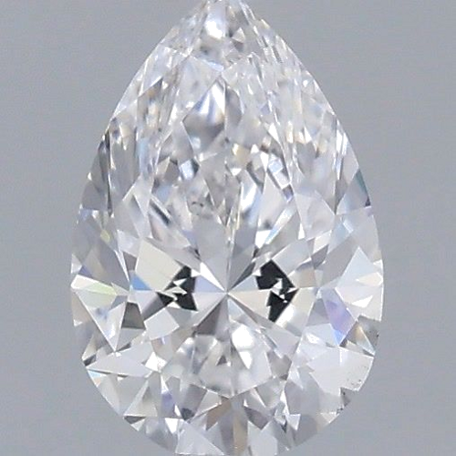 0.4 carat D-VS2 Natūralus Pear Deimantas (1)