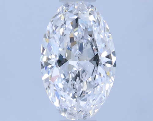 0.45 carat D-VVS1 Natūralus Oval Deimantas (1)