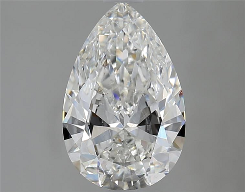 1.52 carat G-SI2 Natūralus Pear Deimantas (1)