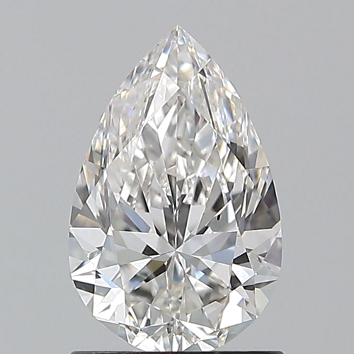 1.2 carat F-VS2 Natūralus Pear Deimantas (1)