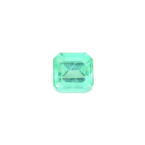 0.96 carat GREEN STEP cut Octagonal Smaragdas (1)