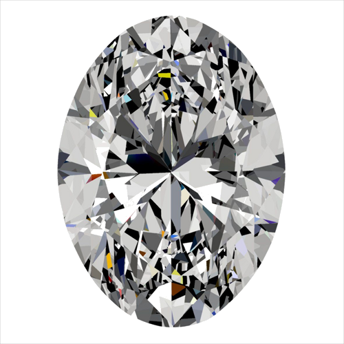 0.3 carat D-VS1 Natūralus Oval Deimantas (1)