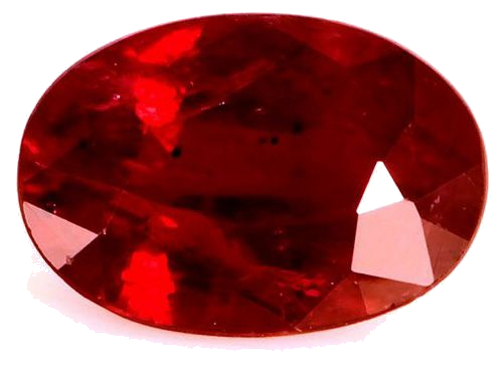 0.52 carat RED Oval Rubinas (1)
