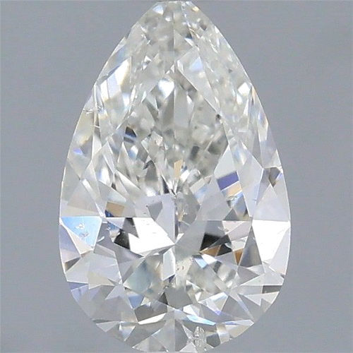 0.5 carat H-SI2 Natūralus Pear Deimantas (1)