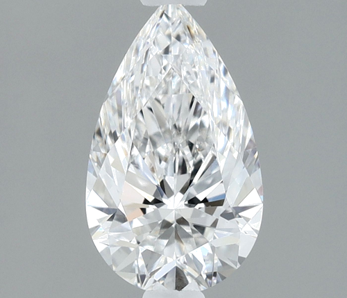 0.59 carat E-VS1 Natūralus Pear Deimantas (1)