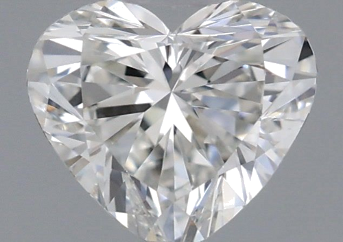 0.3 carat H-VVS1 Natūralus Heart Deimantas (1)