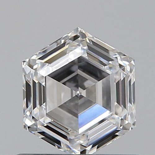 0.6 carat D-VVS2 Natūralus Hexagonal Deimantas (1)