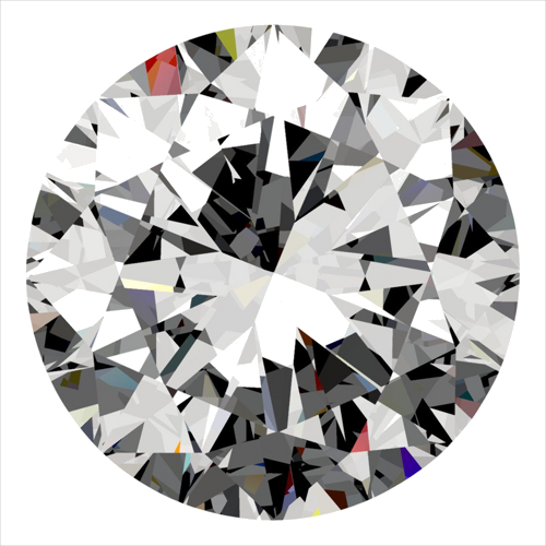 0.3 carat G-VS2 Very Good cut Natūralus Round Deimantas (1)