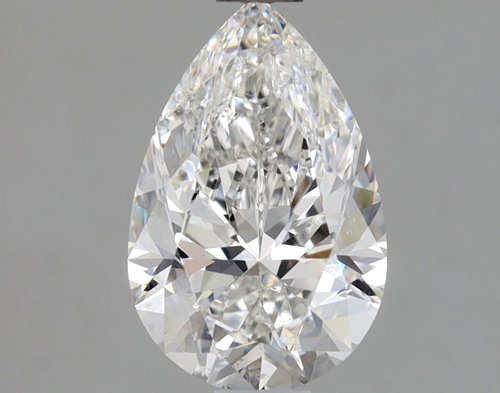 1.01 carat F-SI2 Natūralus Pear Deimantas (1)