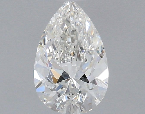 0.5 carat H-SI2 Natūralus Pear Deimantas (1)