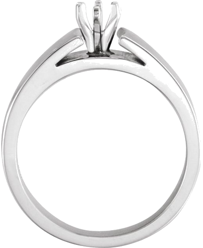 Sužadėtuvių Žiedas „V-End Solitaire“ 585 Baltojo Aukso Marquise 6mm x 3mm (2)