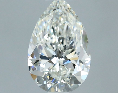 0.5 carat H-IF Natūralus Pear Deimantas (1)