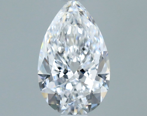 0.63 carat D-FL Natūralus Pear Deimantas (1)