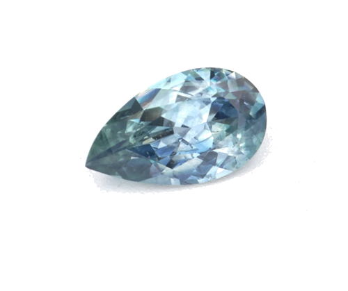 0.22 carat GREEN Pear Safyras (1)