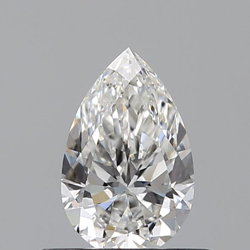 0.5 carat F-SI1 Natūralus Pear Deimantas (1)