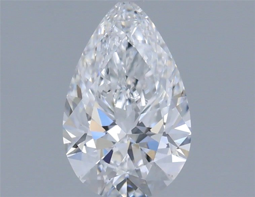 0.42 carat D-VVS1 Natūralus Pear Deimantas (1)