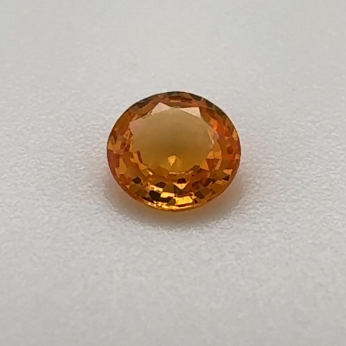 0.395 carat ORANGE Round Safyras (1)