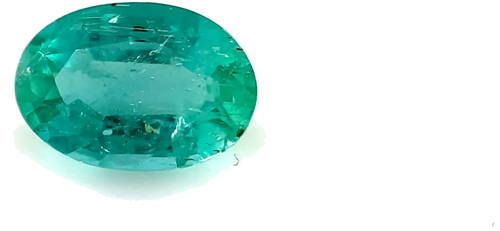 0.45 carat GREEN Oval Smaragdas (1)