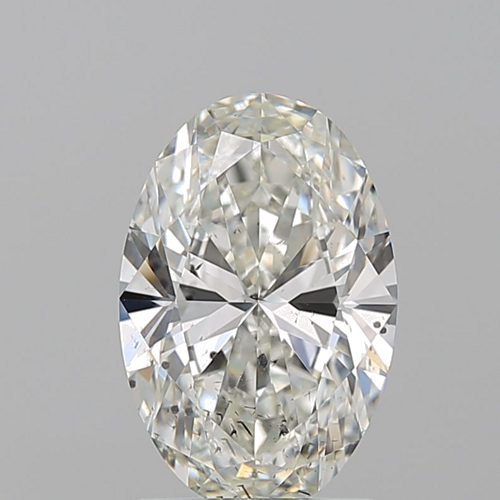 1.71 carat I-SI2 Natūralus Oval Deimantas (1)
