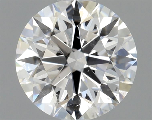0.58 carat D-SI2 Excellent cut Natūralus Round Deimantas (1)