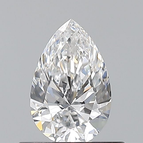 0.5 carat E-VS1 Natūralus Pear Deimantas (1)