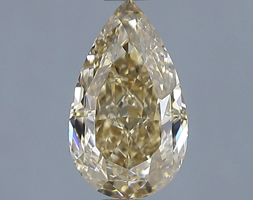 1.01 carat Fancy Brown-VS1 Natūralus Pear Deimantas (1)