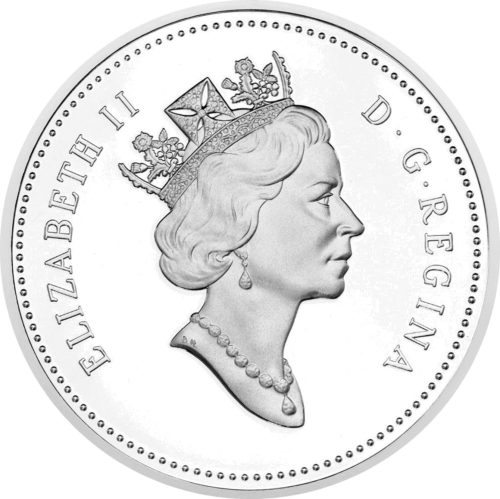 1 Dollar Frontenac 1991 Canada Silver Coin (2)