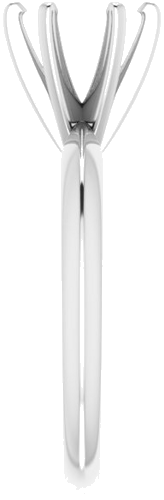 Sužadėtuvių Žiedas „Light Solitaire“ 950 Platinos Round 6.6mm x 7.2mm (4)