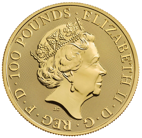 1 oz Королевский герб 2019 Великобритания золотая монета (2)