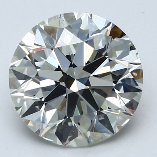 4.51 carat I-SI2 Excellent cut Natūralus Round Deimantas (1)