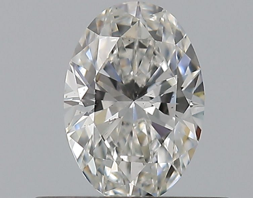 0.42 carat F-SI1 Natūralus Oval Deimantas (1)