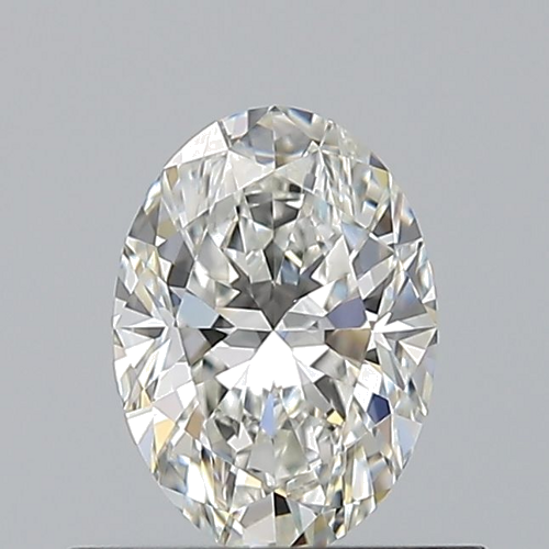 0.5 carat H-VS1 Natūralus Oval Deimantas (1)