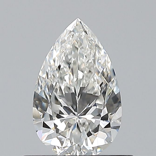 0.58 carat G-VS2 Natūralus Pear Deimantas (1)