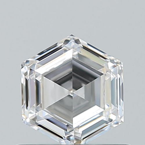 0.54 carat D-VVS1 Natūralus Hexagonal Deimantas (1)