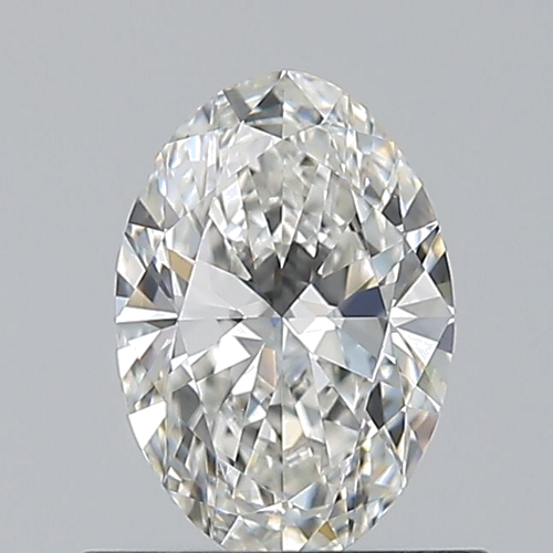 0.6 carat G-VVS2 Natūralus Oval Deimantas (1)