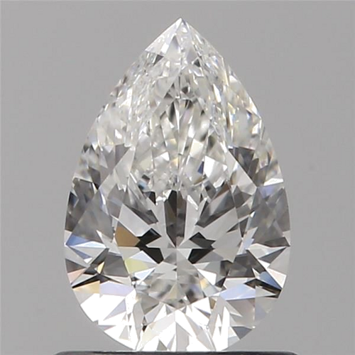 0.7 carat E-VVS2 Natūralus Pear Deimantas (1)