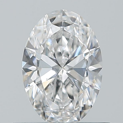 0.6 carat D-SI1 Natūralus Oval Deimantas (1)