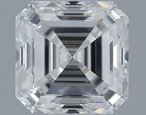 0.5 carat G-VS1 Natūralus Asscher Deimantas (1)
