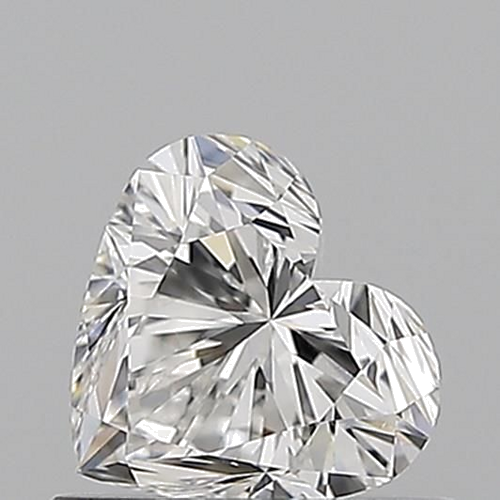 0.6 carat F-VVS2 Natūralus Heart Deimantas (1)