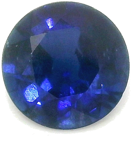 0.63 carat BLUE Round Safyras (1)