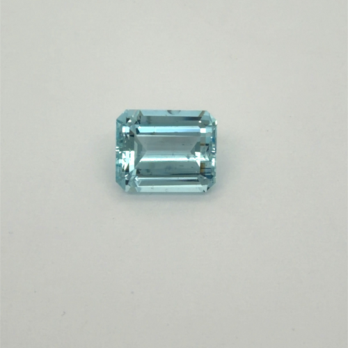 4.46 carat BLUE STEP cut Octagonal Aquamarine (1)