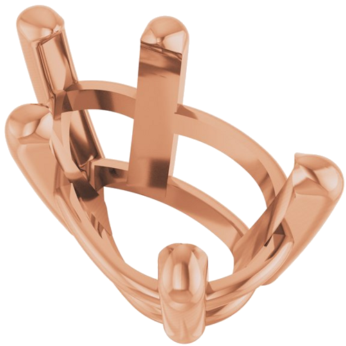 Pakabukas „Pear 5-Prong Solitaire“ 14k rose gold Pear 9mm x 6mm (4)