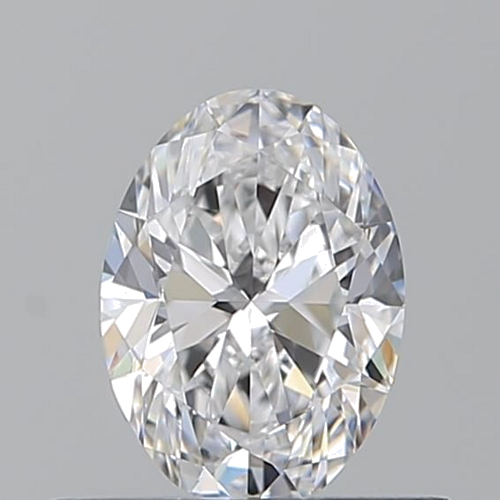 0.5 carat D-VVS2 Natūralus Oval Deimantas (1)