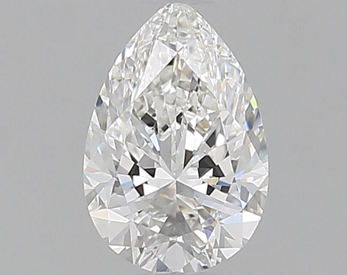0.5 carat F-VS2 Natūralus Pear Deimantas (1)