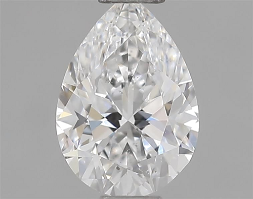 0.45 carat E-SI1 Natūralus Pear Deimantas (1)