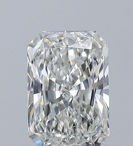 0.5 carat I-SI1 Natūralus Radiant Deimantas (1)