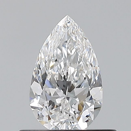 0.5 carat D-VS2 Natūralus Pear Deimantas (1)