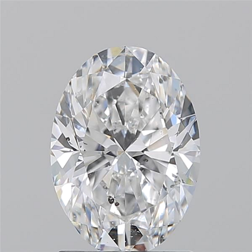 1.7 carat D-SI2 Natūralus Oval Deimantas (1)